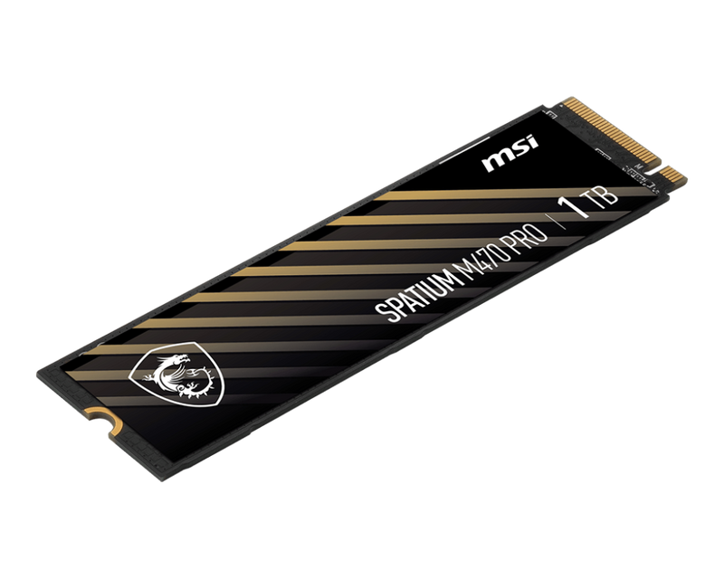 MSI 1TB SPATIUM M470 Pro PCIe Gen4x4 NVMe M.2 SSD (HD-M470P1T)