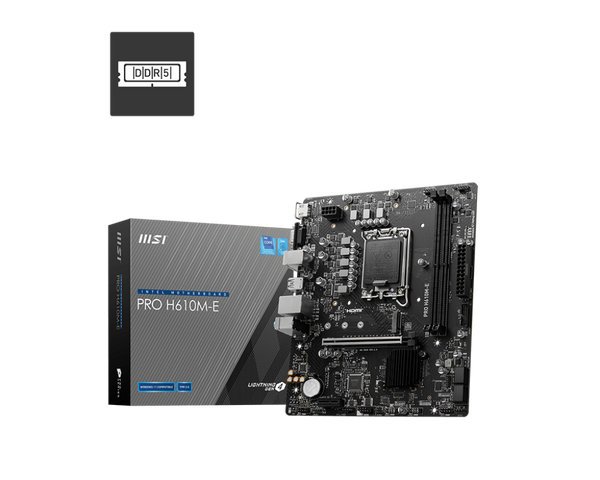 MSI PRO H610M-E DDR5,LGA 1700 mATX Motherboard