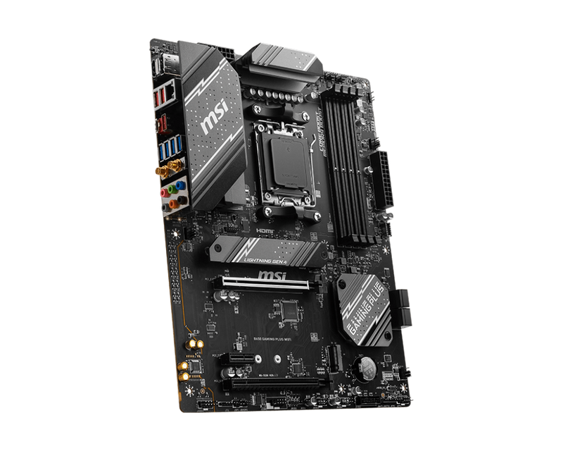 MSI B650 GAMING PLUS WIFI DDR5,Socket AM5 ATX Motherboard (MB-RB65G+W)