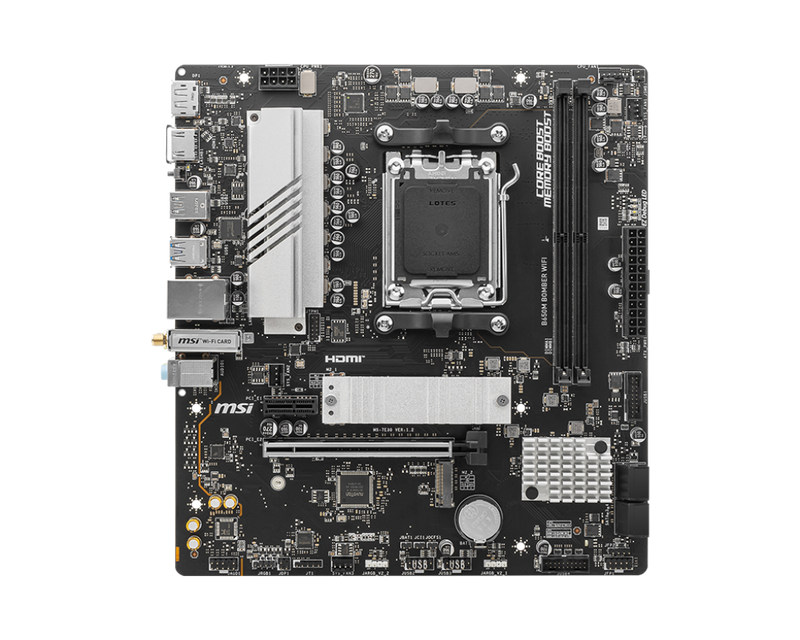 MSI B650M BOMBER WIFI DDR5,Socket AM5 mATX Motherboard (MB-RB65MBW)