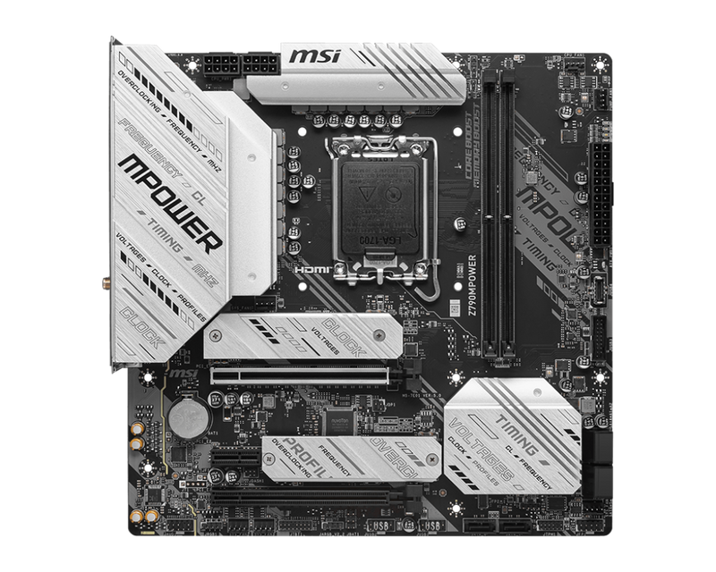 MSI Z790MPOWER DDR5,LGA 1700 mATX Motherboard (MB-MZ79MPR)