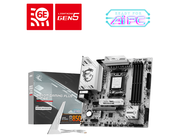 MSI B850M GAMING WIFI6E DDR5,Socket AM5 mATX Motherboard (MB-RB85MGE)