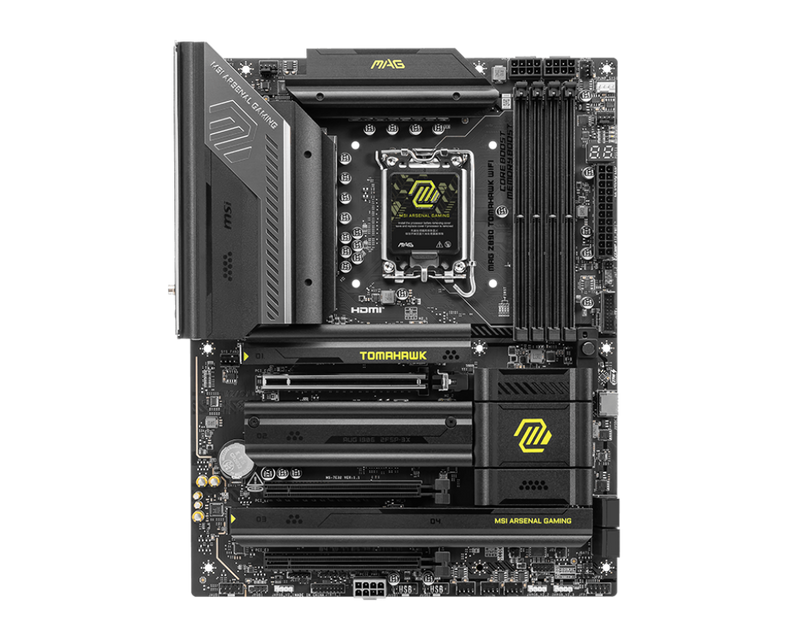 MSI MAG Z890 TOMAHAWK WIFI DDR5,LGA 1851 ATX Motherboard (MB-MZ89TW)