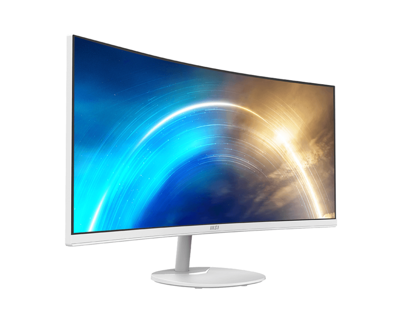 MSI 34" Pro MP341CQW 120Hz UWQHD 3440x1440 VA (21:9) 曲面顯示器(白色) MO-MP341CW