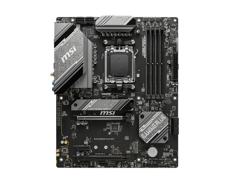 MSI B650 GAMING PLUS WIFI DDR5,Socket AM5 ATX Motherboard (MB-RB65G+W)