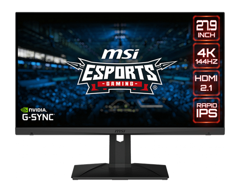 MSI 28" MAG281URF 144Hz 4K UHD IPS (16:9) Gaming Monitor (HDMI2.1)