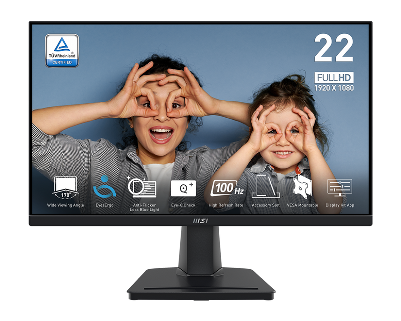 MSI 21.45" Pro MP225V 100Hz FHD VA (16:9) 顯示器 (MO-MP225V)