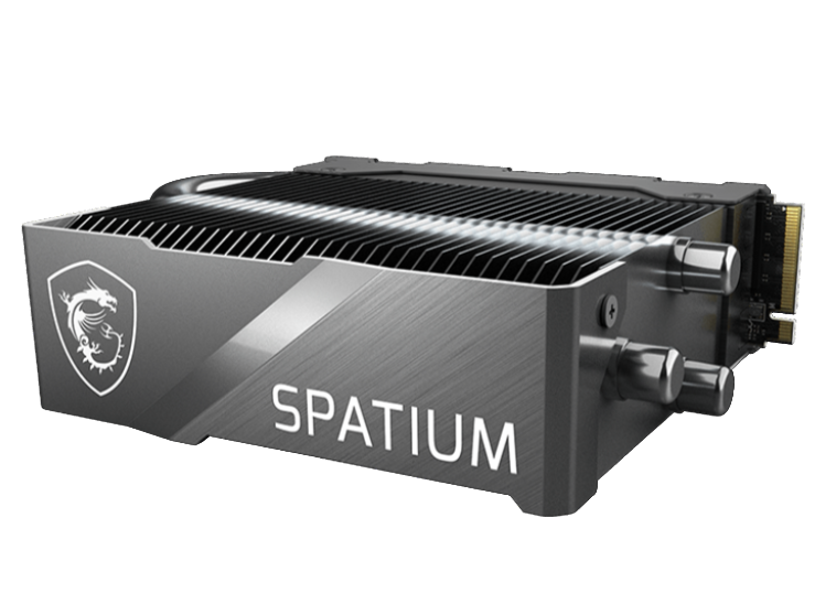 MSI 2TB SPATIUM M580 w/Heatsink PCIe 5.0 NVMe M.2 FROZR SSD HD-M5802TF