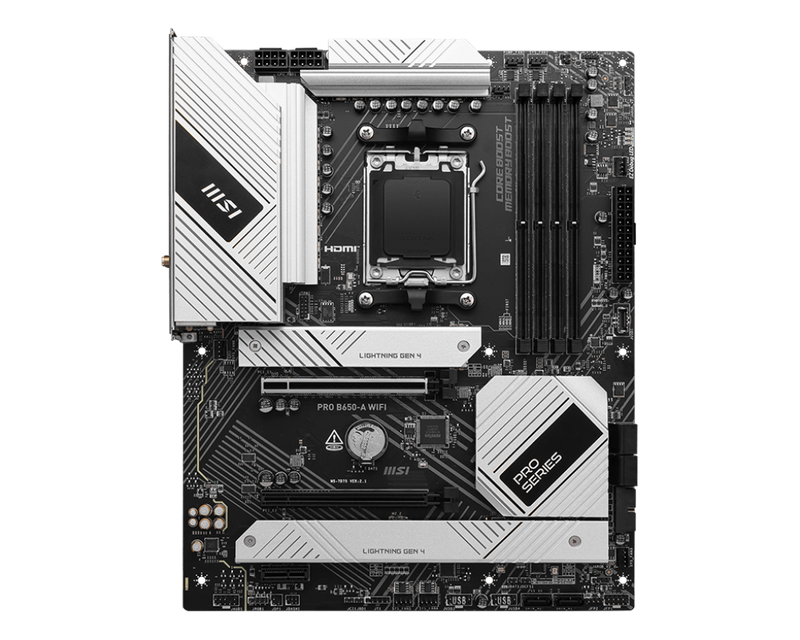 MSI PRO B650-A WIFI DDR5,Socket AM5 ATX Motherboard 