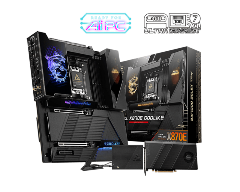 MSI MEG X870E GODLIKE DDR5,Socket AM5 ATX Motherboard (MB-RX87EGD)
