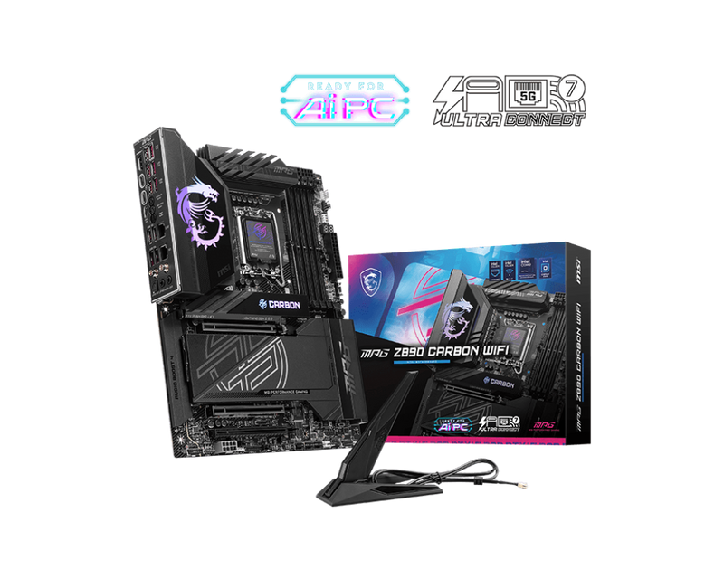 MSI MPG Z890 CARBON WIFI DDR5,LGA 1851 ATX Motherboard (MB-MZ89CW)