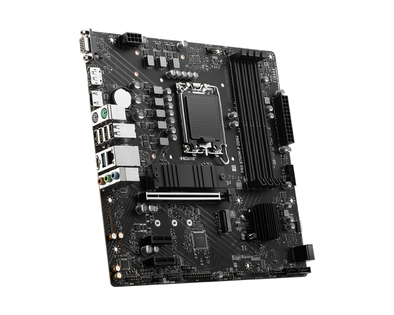 MSI PRO B760M-P DDR4,LGA 1700 mATX Motherboard