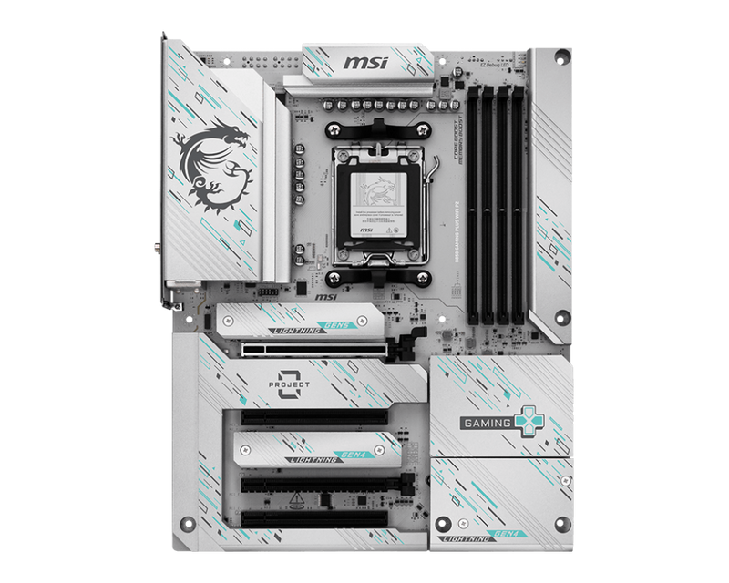 MSI B850 GAMING PLUS WIFI PZ DDR5,Socket AM5 mATX Motherboard 背插式主機板 (MB-RB85G+Z)