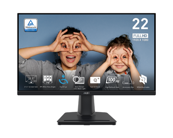 MSI 21.45" Pro MP225 100Hz FHD IPS (16:9) 顯示器 (MO-MP225)
