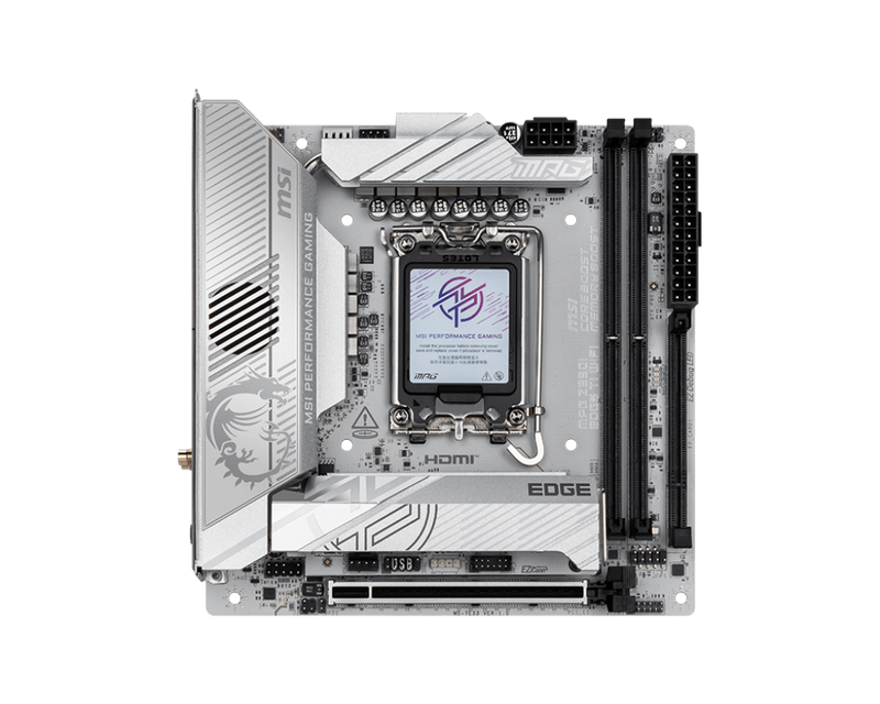 MSI MPG Z890I EDGE TI WIFI DDR5,LGA 1851 Mini-ITX Motherboard (MB-MZ89IEW)