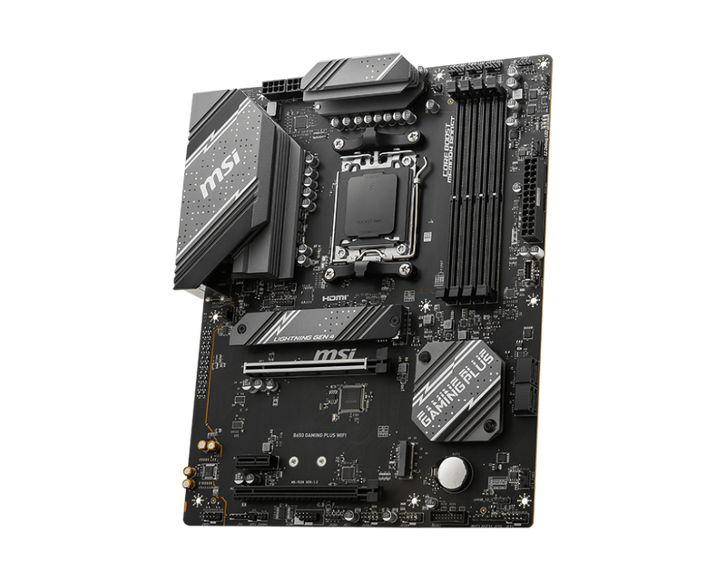 MSI B650 GAMING PLUS WIFI DDR5,Socket AM5 ATX Motherboard (MB-RB65G+W)