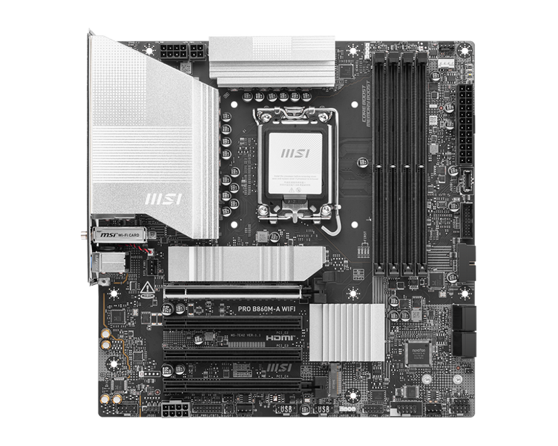 MSI PRO B860M-A WIFI DDR5,LGA 1851 mATX Motherboard (MB-MB86MAW)