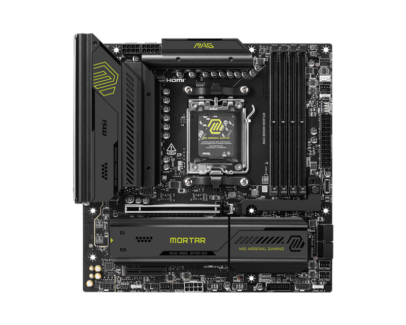 MSI MAG B850M MORTAR DDR5,Socket AM5 mATX Motherboard (MB-RB85MM)