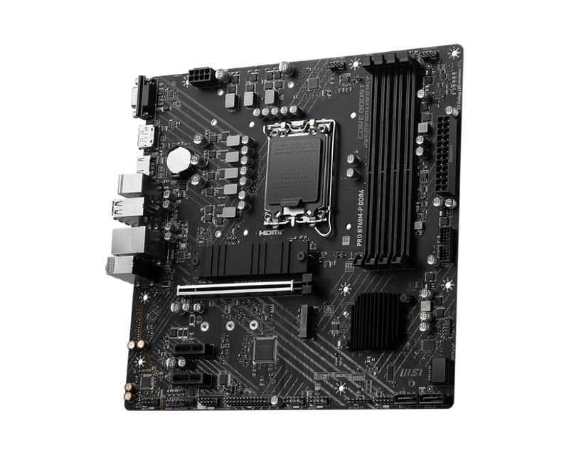 MSI PRO B760M-P DDR4,LGA 1700 mATX Motherboard