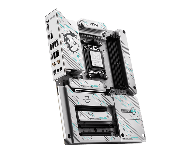 MSI B850 GAMING PLUS WIFI PZ DDR5,Socket AM5 mATX Motherboard 背插式主機板 (MB-RB85G+Z)