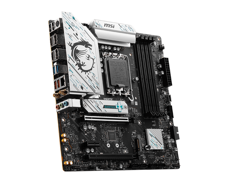 MSI B760M GAMING PLUS WIFI DDR5,LGA 1700 mATX Motherboard 