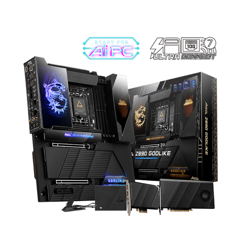 MSI MEG Z890 GODLIKE DDR5,LGA 1851 EATX Motherboard (MB-MZ89GD)
