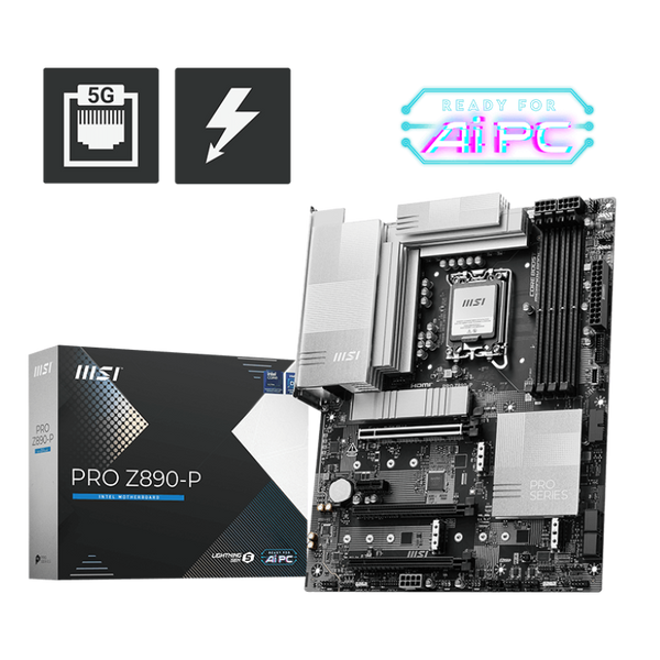 MSI PRO Z890-P DDR5,LGA 1851 ATX Motherboard (MB-MZ89P)