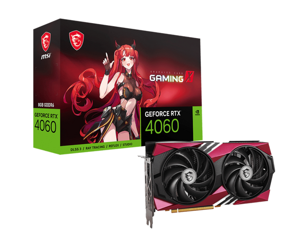 MSI GeForce RTX 4060 GAMING X MLG 8GB GDDR6 (DI-N4060M8)