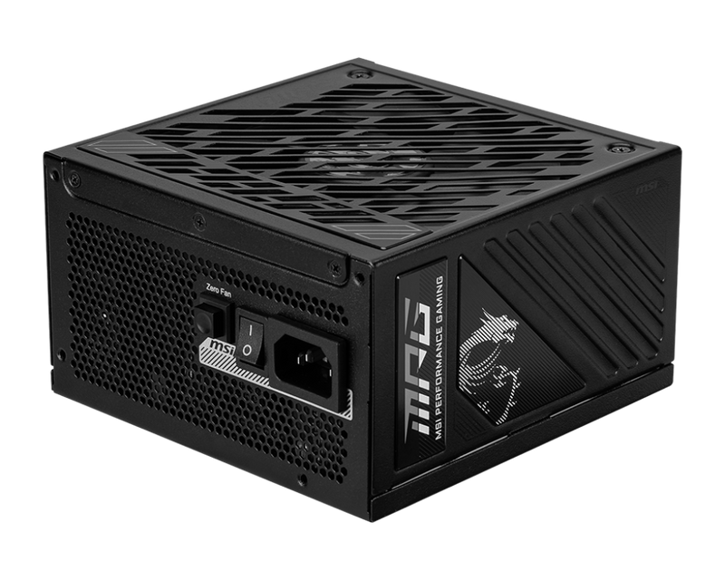 MSI 850W MPG A850GS PCIE5 80Plus Gold Full Modular Power Supply (PS-MPA85SS)