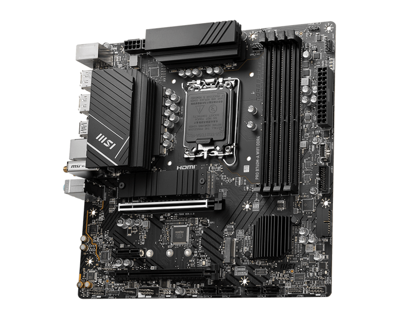 MSI PRO B760M-A WIFI DDR4,LGA 1700 mATX Motherboard