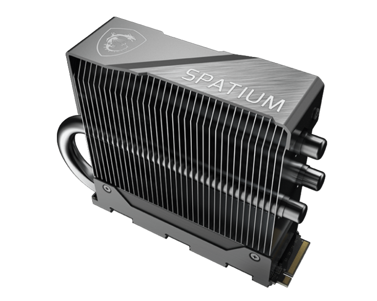 MSI 2TB SPATIUM M580 w/Heatsink PCIe 5.0 NVMe M.2 FROZR SSD HD-M5802TF