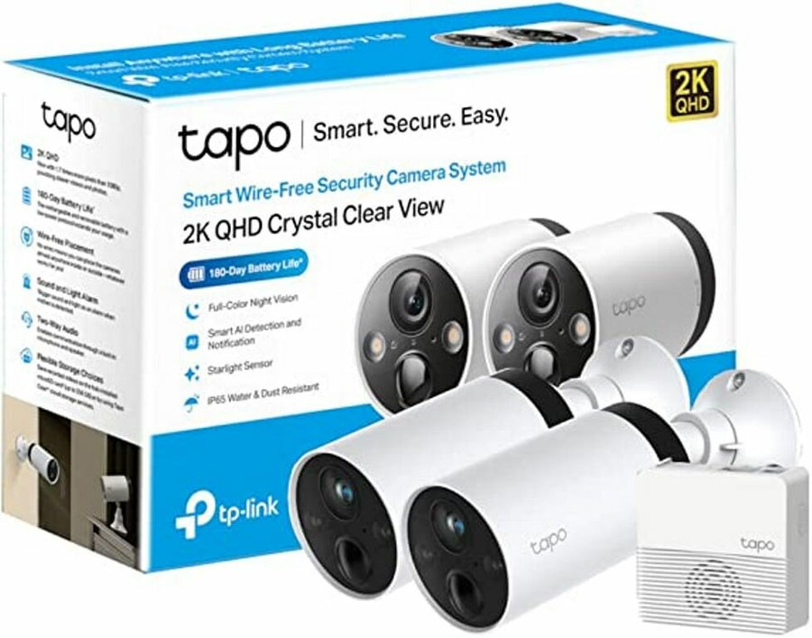 Tapo C420S2 2K QHD 防犯カメラシステム Amazon.co.jp: TP-Link tapo フルワイヤレス ネットワークカメラ