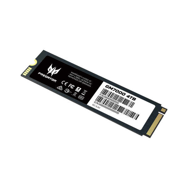 Acer 4TB Predator GM7000 HD-AGM704T M.2 2280 PCIe Gen4 x4 SSD comes with original Heatsink 