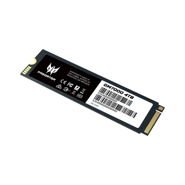 Acer 4TB Predator GM7000 HD-AGM704T M.2 2280 PCIe Gen4 x4 SSD 送原廠Heatsink