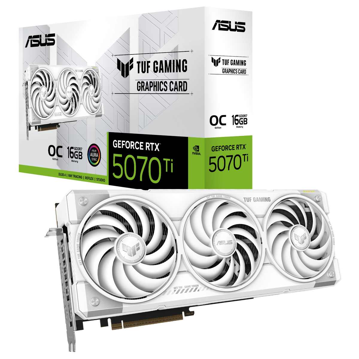 T*Q様 ASUS 5070Ti TUF-RTX5070TI-O16G-GAMI ASUS TUF GeForce RTX 5070 Ti OC White 16GB GDDR7 TUF-RTX5070TI-O16G-WH