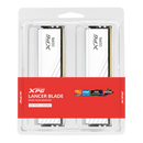 ADATA 32GB Kit (2x16GB) XPG LANCER BLADE RGB White 白色 AX5U6000C3416G-DTLABRWH DDR5 6000MHz CL34 Memory AMD EXPO & Intel XMP 3.0 (RM-LBR432W)
