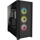 CORSAIR iCUE 5000X RGB Black 黑色 Tempered Glass ATX Case CC-9011212-WW