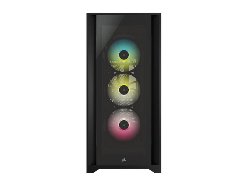 CORSAIR iCUE 5000X RGB Black Black Tempered Glass ATX Case CC-9011212-WW