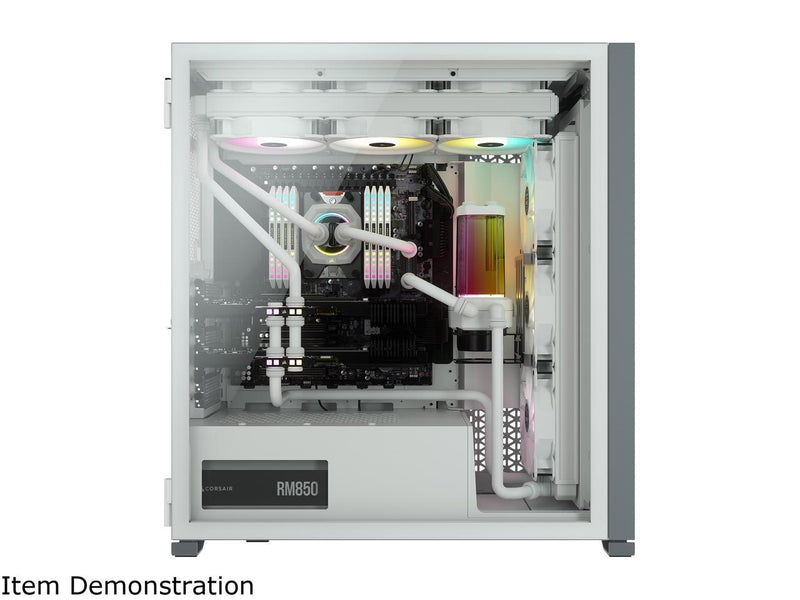 CORSAIR iCUE 7000X RGB White 白色 Tempered Glass ATX Case CC-9011227-WW