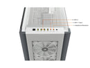 CORSAIR iCUE 7000X RGB White 白色 Tempered Glass ATX Case CC-9011227-WW