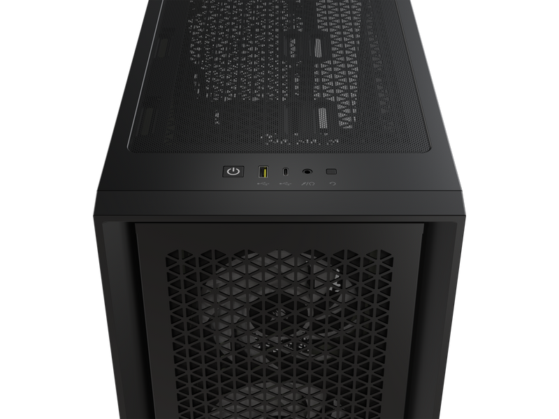 CORSAIR iCUE 4000D RGB AIRFLOW Mid-Tower Case Black with 3x AF120 RGB ELITE Fans (CC-9011240-WW) 