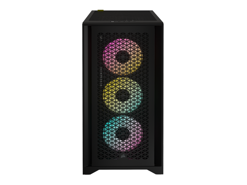 CORSAIR iCUE 4000D RGB AIRFLOW Mid-Tower Case Black with 3x AF120 RGB ELITE Fans (CC-9011240-WW) 