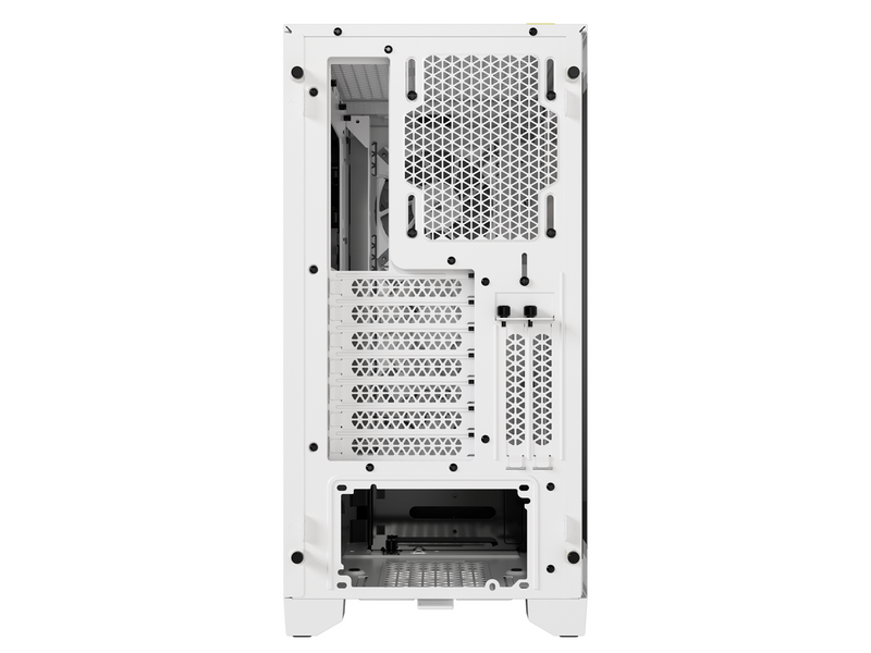 CORSAIR iCUE 4000D RGB AIRFLOW Mid-Tower Case White with 3x AF120 RGB ELITE Fans (CC-9011241-WW) 