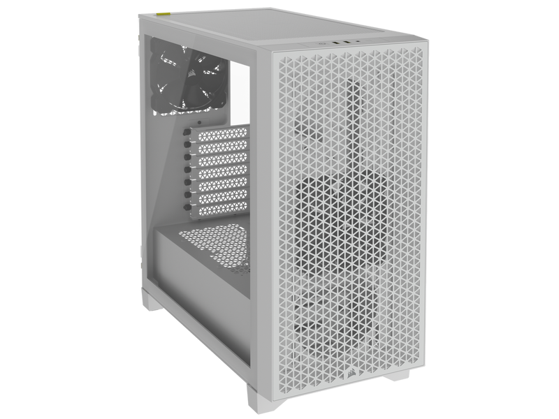 CORSAIR 3000D AIRFLOW White White Mid-Tower PC Case CC-9011252-WW