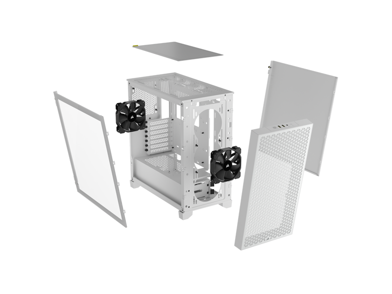 CORSAIR 3000D AIRFLOW White 白色 Mid-Tower PC Case CC-9011252-WW