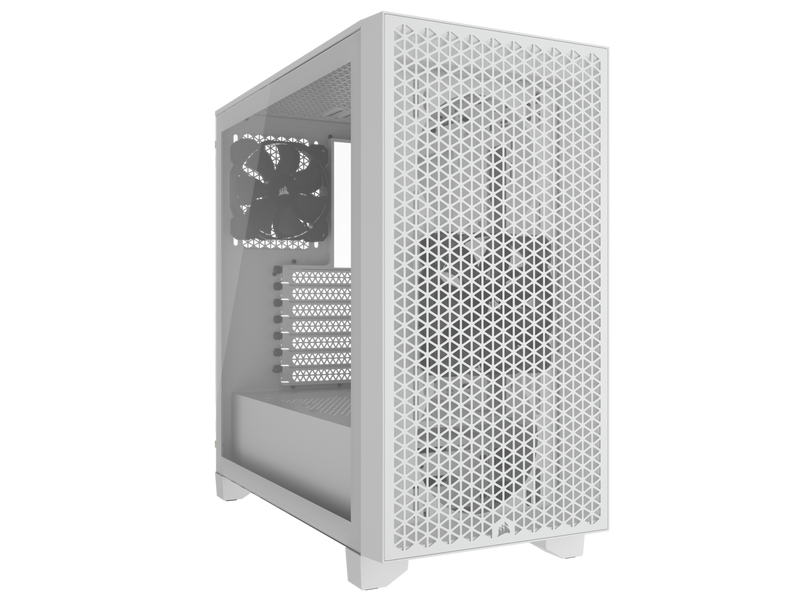 CORSAIR 3000D AIRFLOW White 白色 Mid-Tower PC Case CC-9011252-WW