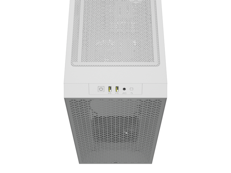 CORSAIR 3000D AIRFLOW White White Mid-Tower PC Case CC-9011252-WW