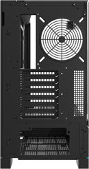 darkFlash DY450 Pro Black 黑色 玻璃(連頂部)全景 ATX Case 支援背插式主機板 (附前置控制顯示屏) (CA-DY450B)