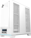 darkFlash DY450 Pro White 白色 玻璃(連頂部)全景 ATX Case 支援背插式主機板 (附前置控制顯示屏) (CA-DY450W)