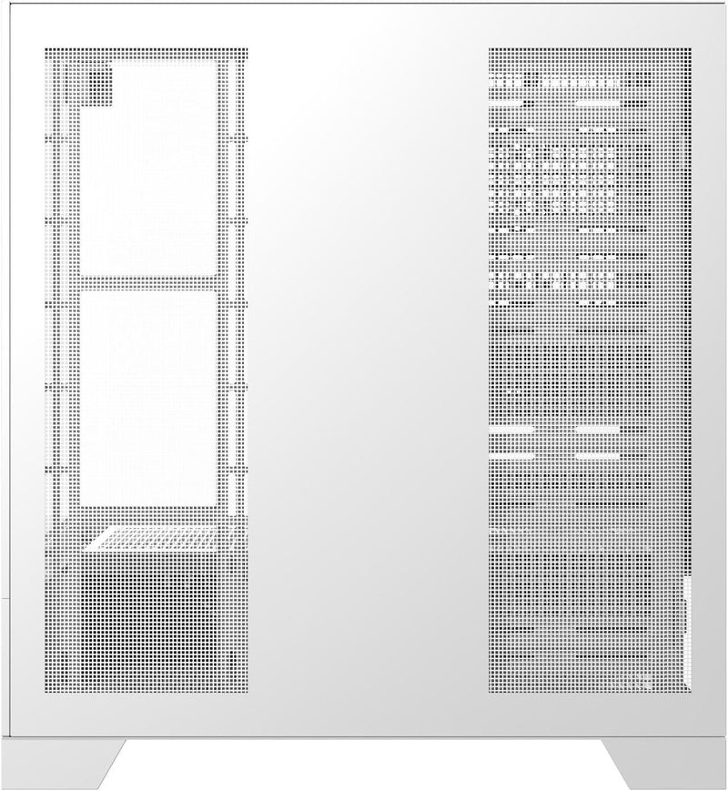 darkFlash DY450 Pro White 白色 玻璃(連頂部)全景 ATX Case 支援背插式主機板 (附前置控制顯示屏) (CA-DY450W)